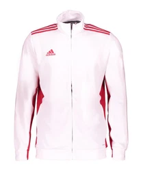 adidas Performance Sweatjacke mt 19 Custom Jacke Rot/Weiß/Creme