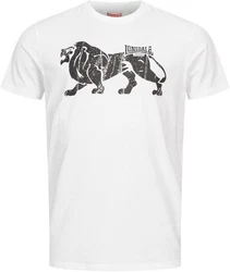 Lonsdale T-Shirt Endmoor Braun/Weiß/Creme