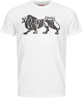 Lonsdale T-Shirt Endmoor Braun/Weiß/Creme