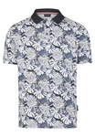 HECHTER PARIS Poloshirt Blau/Dunkelblau/Hellblau