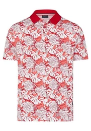 Poloshirt im floralen Design