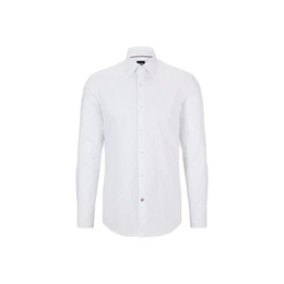 Langarmhemd uni regular fit (1-tlg)