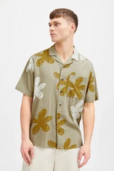 !Solid Kurzarmhemd SDImad Shirt Blau/Beige/Khaki/Gelb/Dunkelgrün/Braun