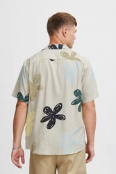 !Solid Kurzarmhemd SDImad Shirt Blau/Grün/Beige/Weiß/Khaki