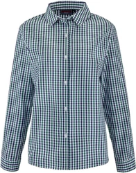 Lafont Langarmhemd Bluse Belleville Türkis/Blau/Grün/Hellblau