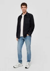 QS Jeans Style Rick/Shawn Schwarz/Blau