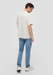 QS Jeans Style Rick/Shawn Schwarz/Blau/Creme/Hellblau