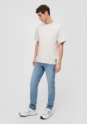 QS Jeans Style Rick/Shawn Schwarz/Blau/Creme/Hellblau