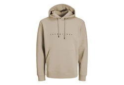 Jack & Jones Sweatshirt JJESTAR (1-tlg) Khaki/Beige/Braun
