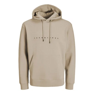Jack & Jones Sweatshirt JJESTAR (1-tlg) Khaki/Beige/Braun Jack & Jones Sweatshirt JJESTAR (1-tlg) Khaki/Beige/Braun