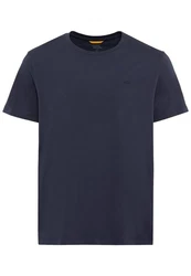camel active T-Shirt Basic aus nachhaltigem Organic Cotton Dunkelblau