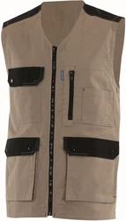 Cepovett Sweatweste Kargo Pro Light Braun/Beige/Khaki