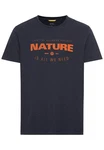 camel active T-Shirt Dunkelblau/Blau