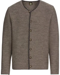 Hammerschmid Strickjacke Simon Grau/Braun/Khaki/Beige