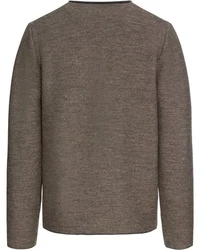 Hammerschmid Strickjacke Simon Grau/Braun/Khaki/Beige