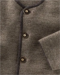 Hammerschmid Strickjacke Simon Grau/Braun/Khaki/Beige