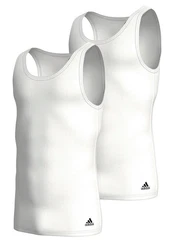 adidas Poloshirt Tank Top Active Flex Cotton (2PK) Weiß/Creme