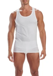adidas Poloshirt Tank Top Active Flex Cotton (2PK) Weiß/Creme