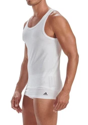 adidas Poloshirt Tank Top Active Flex Cotton (2PK) Weiß/Creme