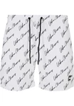 URBAN CLASSICS Badeshorts PatternSwim Shorts Weiß
