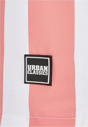 URBAN CLASSICS Badeshorts PatternSwim Shorts Rosa/Orange