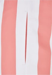 URBAN CLASSICS Badeshorts PatternSwim Shorts Rosa/Orange