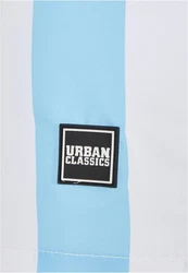 URBAN CLASSICS Badeshorts PatternSwim Shorts Hellblau/Blau