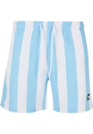 URBAN CLASSICS Badeshorts PatternSwim Shorts Hellblau/Blau