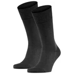 FALKE Kurzsocken Sensitiv Berlin Dunkelgrau/Schwarz/Grau