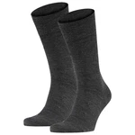 FALKE Kurzsocken Sensitiv Berlin Dunkelgrau/Grau/Schwarz