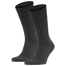 FALKE Kurzsocken Sensitiv Berlin Dunkelgrau/Grau/Schwarz