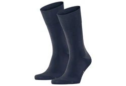 FALKE Kurzsocken Herren Socken 2er Pack - Tiago Dunkelblau/Blau