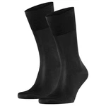 FALKE Kurzsocken Herren Socken 2er Pack - Tiago Schwarz