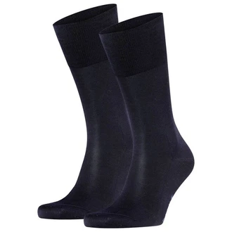 FALKE Kurzsocken Herren Socken 2er Pack - Tiago Dunkelblau/Lila/Schwarz FALKE Kurzsocken Herren Socken 2er Pack - Tiago Dunkelblau/Lila/Schwarz