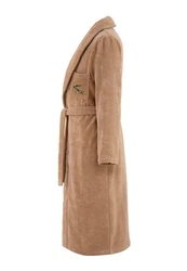 Lacoste Bademantel RENE Braun/Grau/Khaki