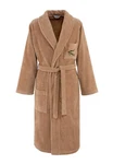 Lacoste Bademantel RENE Braun/Grau/Khaki