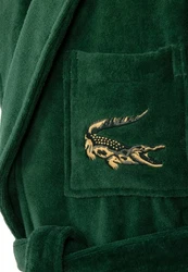 Lacoste Bademantel RENE Dunkelgrün
