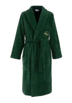 Lacoste Bademantel RENE Dunkelgrün