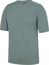 normani Thermounterhemd Herren Merino-Set T-Shirt und Unterhose Grün/Hellgrau/Grau/Blau