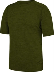 normani Thermounterhemd Herren Merino-Set T-Shirt und Unterhose Dunkelgrün/Khaki