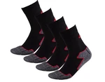 McKINLEY Wandersocken Ux.-Strumpf Roberto U QRT (3-pck) Schwarz