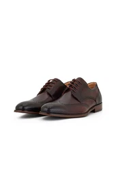 Digel Schnürschuh Selleng Braun/Bordeaux/Dunkelbraun