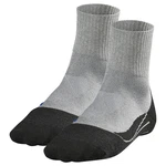FALKE Kurzsocken Damen Sportsocken TK2 Short Cool Grau/Dunkelgrau/Hellgrau