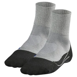 FALKE Kurzsocken Damen Sportsocken TK2 Short Cool Grau/Dunkelgrau/Hellgrau