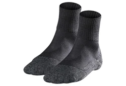 FALKE Kurzsocken Damen Sportsocken TK2 Short Cool Schwarz/Dunkelgrau/Grau