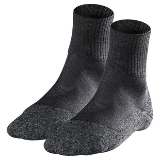 FALKE Kurzsocken Damen Sportsocken TK2 Short Cool Schwarz/Dunkelgrau/Grau FALKE Kurzsocken Damen Sportsocken TK2 Short Cool Schwarz/Dunkelgrau/Grau