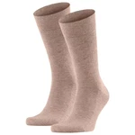 FALKE Kurzsocken Sensitive London (2er Pack) Lila/Beige/Grau/Braun