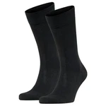 FALKE Kurzsocken Sensitive London (2er Pack) Schwarz