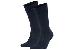 FALKE Kurzsocken Sensitive London (2er Pack) Dunkelblau/Blau