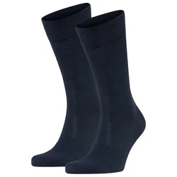FALKE Kurzsocken Sensitive London (2er Pack) Dunkelblau/Blau